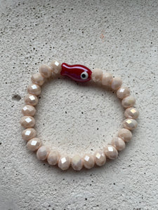 Adan | Perlenarmband mit Fisch